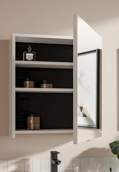 Szafka łazienkowa z lustrem Better Home, 50 x 60 x 18,7 cm Biała