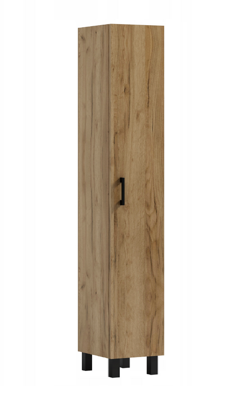Słupek łazienkowy stojący 170 cm dąb craft złoty