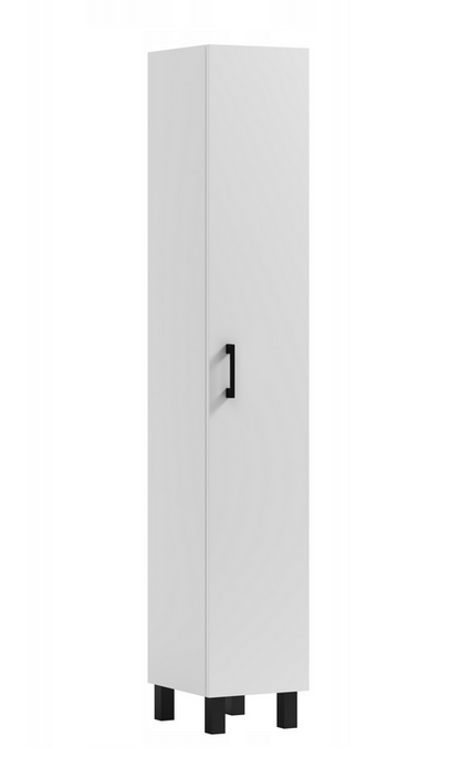 Słupek łazienkowy stojący 170 cm biały mat