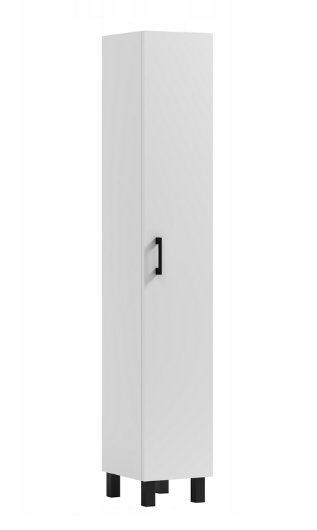 Słupek łazienkowy stojący 170 cm biały mat