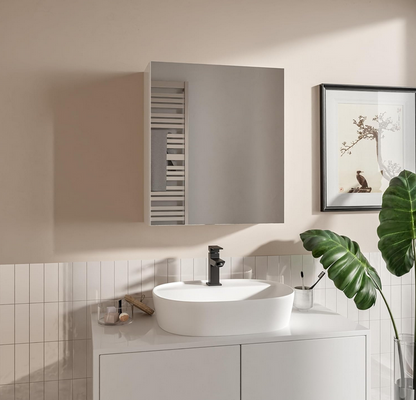 Szafka łazienkowa z lustrem Better Home, 50 x 60 x 18,7 cm Biała