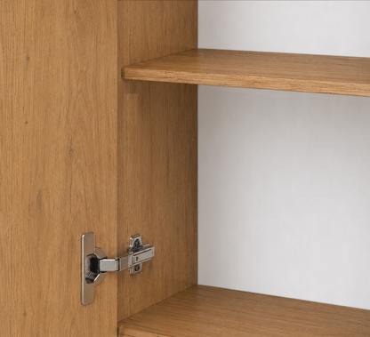 Szafka Łazienkowa Wisząca Better Home 98x40x25 cm Dąb Craft Złoty z Półką