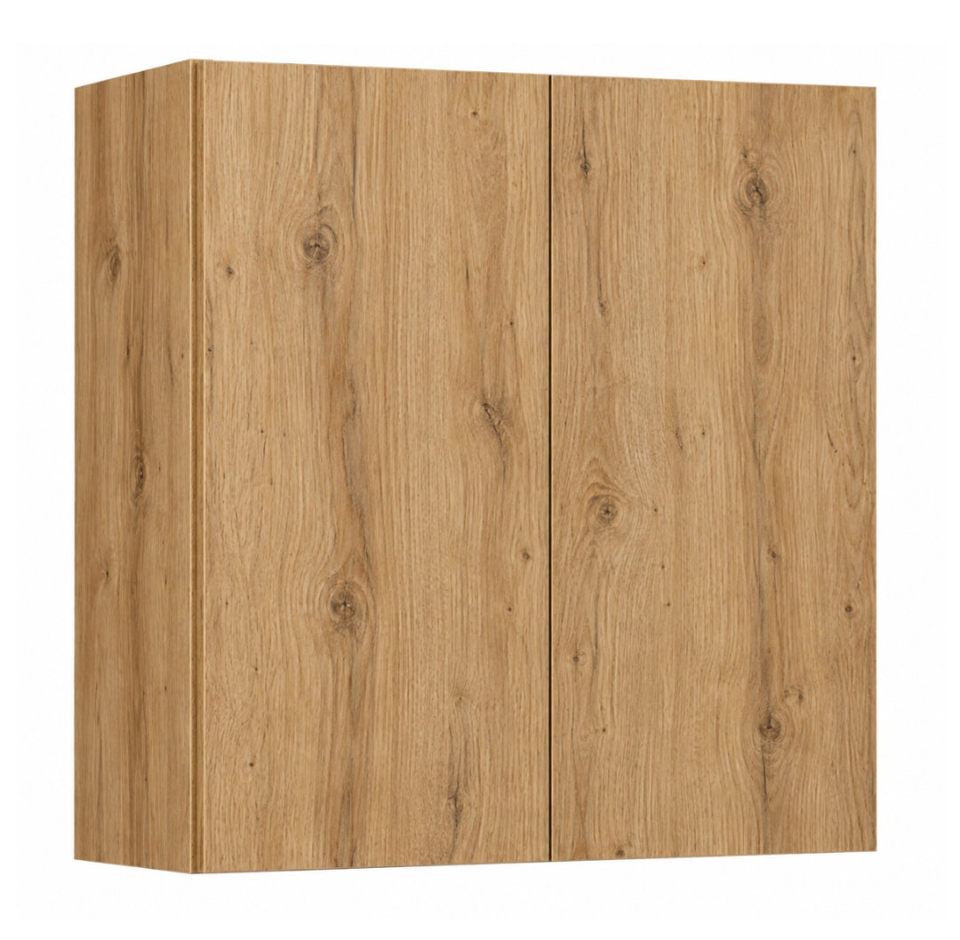 Szafka łazienkowa nad toaletę 60 x 60 cm wisząca nad Geberit dąb odwieczny