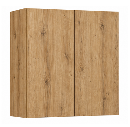 Szafka łazienkowa nad toaletę 60 x 60 cm wisząca nad Geberit dąb odwieczny