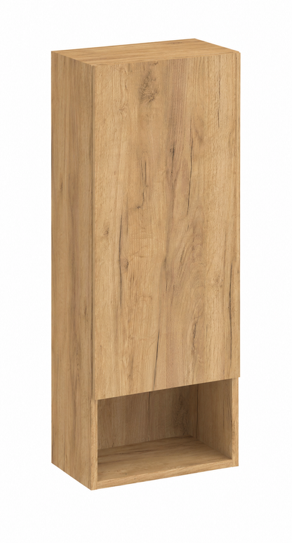 Szafka Łazienkowa Wisząca Better Home 98x40x25 cm Dąb Craft Złoty z Półką