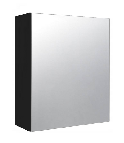Szafka łazienkowa z lustrem Better Home, 50 x 60 x 18,7 cm, Czarna